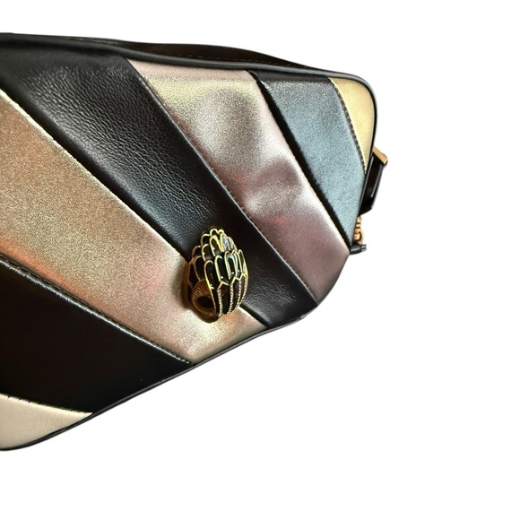 Kurt Geiger London Metallic Stripe Camera Bag Crossbody - Picture 4 of 8